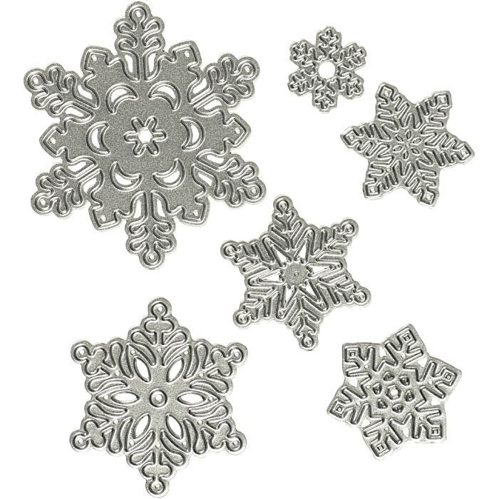 Fustella, fiocco di neve, diam 2-6 cm, 1 pz