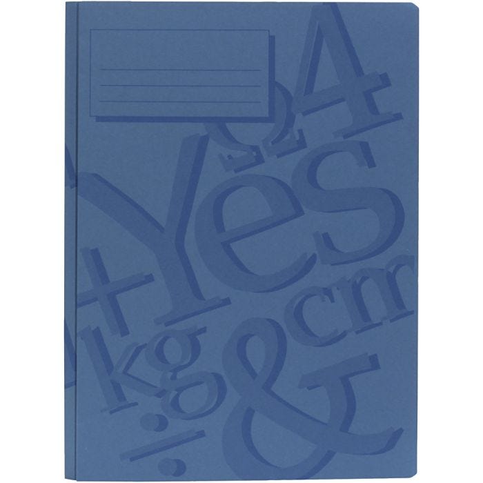 cartella di lavoro, A4, blu, 100 pz/ 1 conf.
