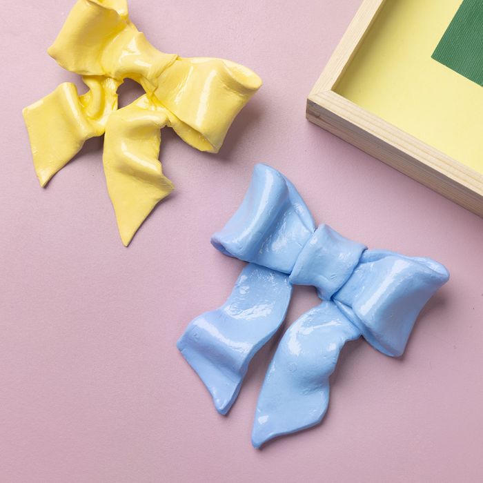 Fiocco decorativo in argilla autoindurente