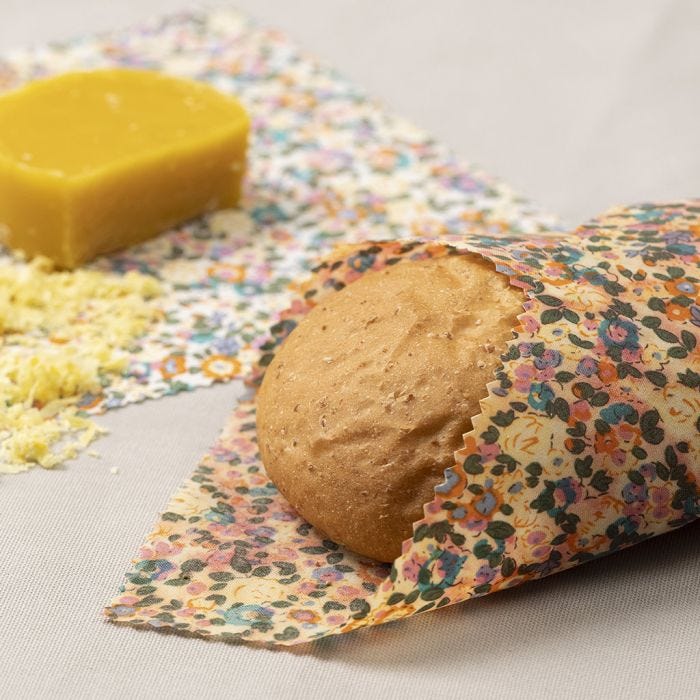 Carta da pranzo riutilizzabile per panino in tessuto Patchwork