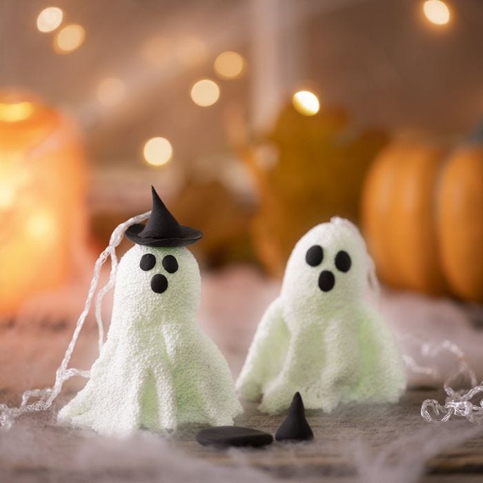 Fantasmi in Silk Clay® e Foam Clay®