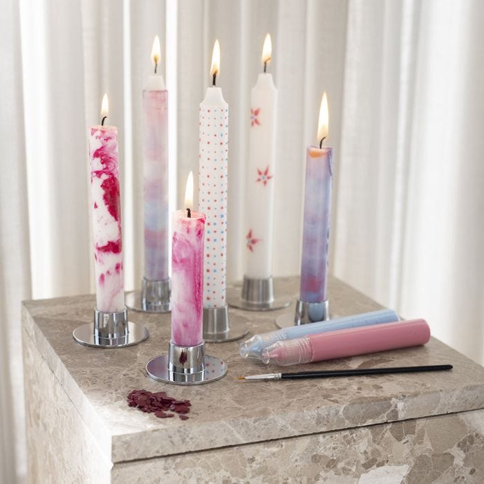 Candele decorate