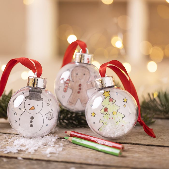 Palline di Natale con disegni
