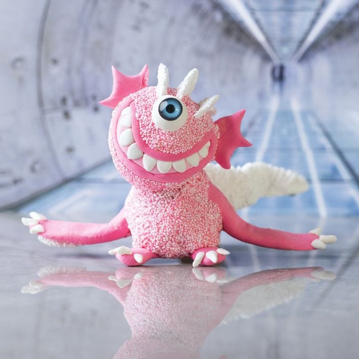 Mostro Sally in Silk Clay® e Foam Clay®
