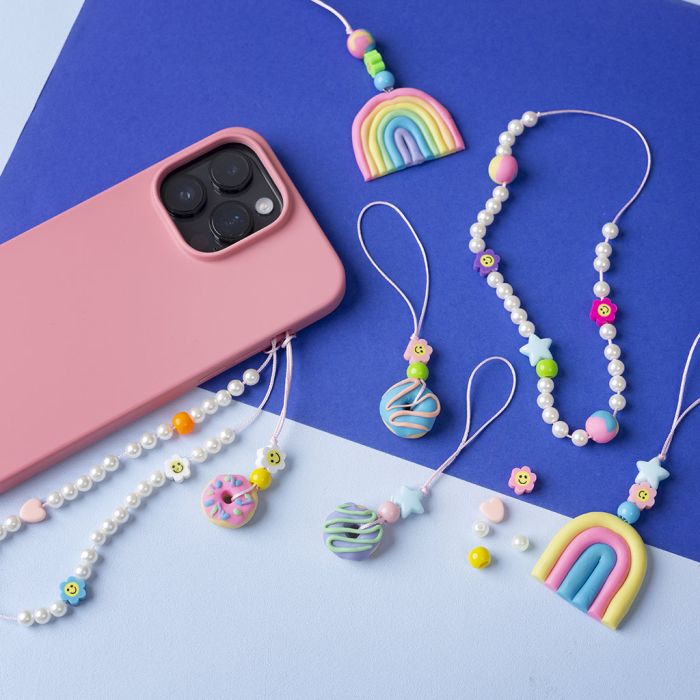 Ciondoli per cellulare in pasta polimerica di argilla fine