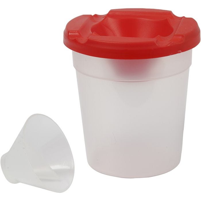 Bicchiere antirovesciamento, H: 8,5 cm, diam 8 cm, 250 ml, 1 pz