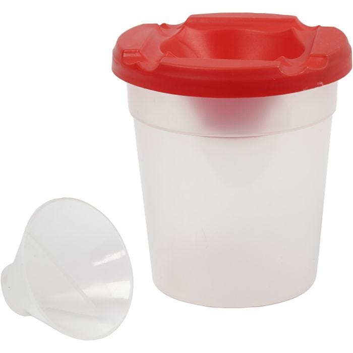 Bicchiere antirovesciamento, H: 8,5 cm, diam 8 cm, 250 ml, 15pz/ 1 conf.