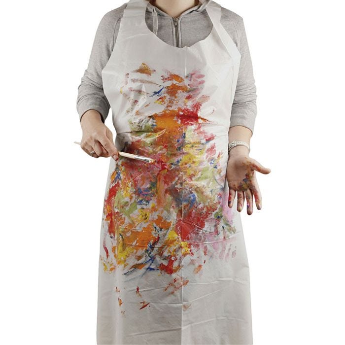 Grembiuli usa e getta, H: 130 cm, L: 80 cm, 100 pz/ 1 conf.