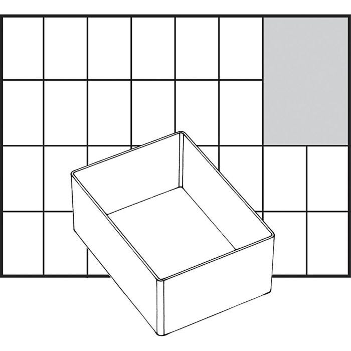 Scatola inserto, dim. A7-1, H: 47 mm, misura 109x79 mm, 1 pz