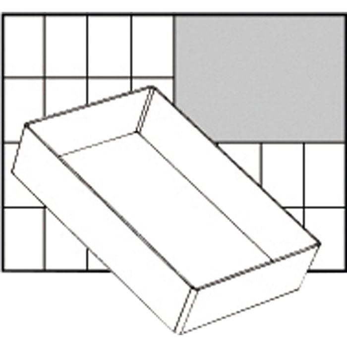 Scatola inserto, dim. A6-1, H: 47 mm, misura 157x109 mm, 1 pz