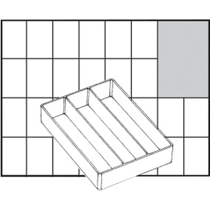 Scatola inserto, H: 24 mm, misura 109x79 mm, 1 pz