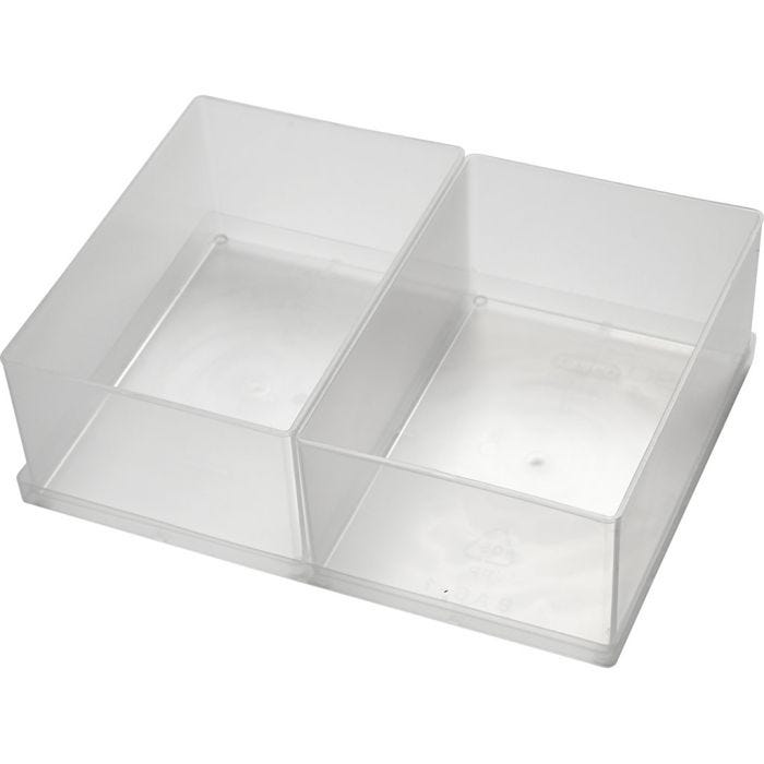 Scatola inserto, dim. BA6-1, H: 80 mm, misura 157x109 mm, 2 pz/ 1 conf.