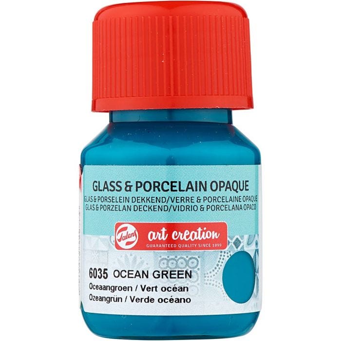 vernice per ceramica e porcellana, turchese, 30 ml/ 1 bott.