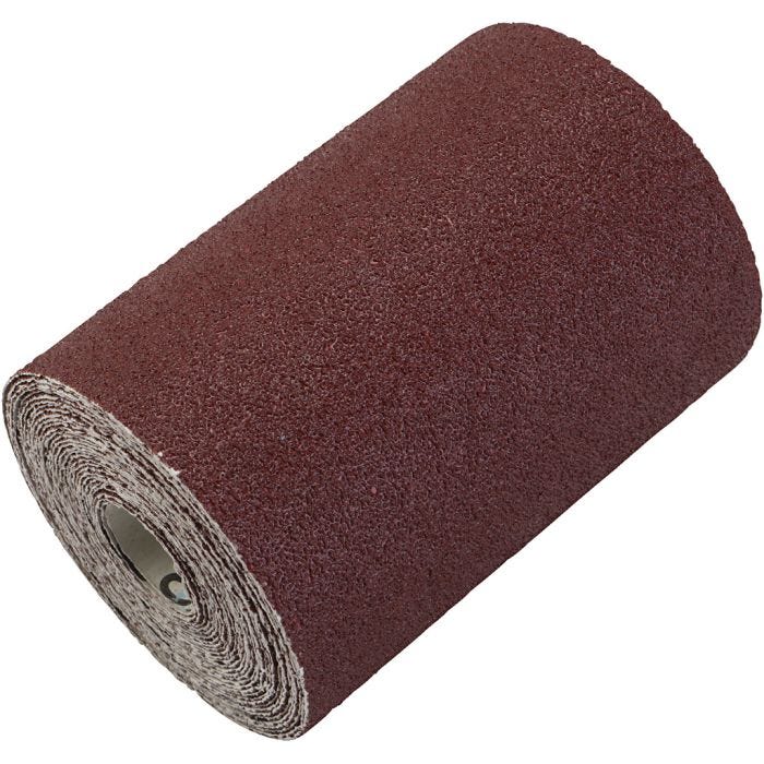 Carta vetrata, Grana 80, L: 11,5 cm, 5 m/ 1 rot.
