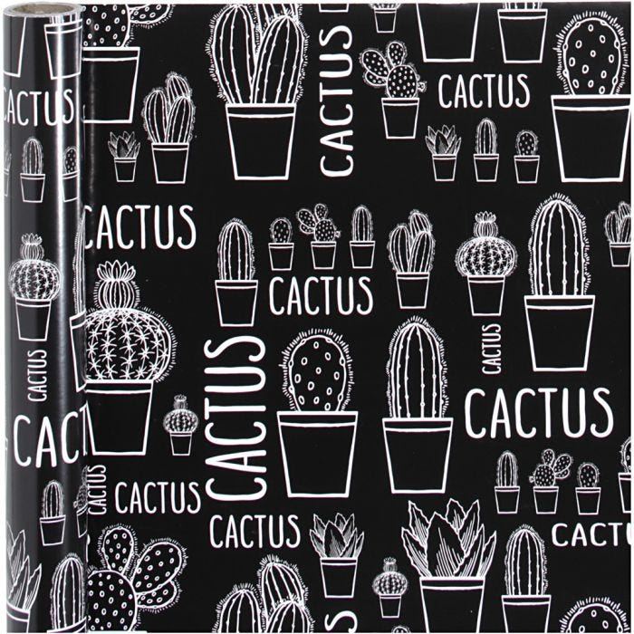Confezione regalo, Cactus, L: 50 cm, 80 g, 5 m/ 1 rot.