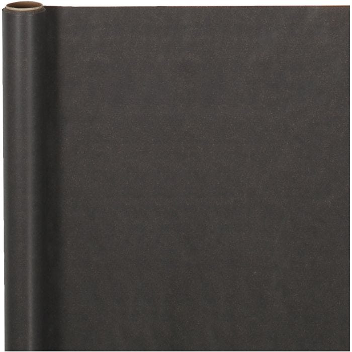 Carta regalo, L: 50 cm, 60 g, nero, 5 m/ 1 rot.