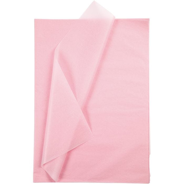 Carta Velina, foglio 50x70 cm, 17 g, rosato chiaro, 10 fgl./ 1 conf.
