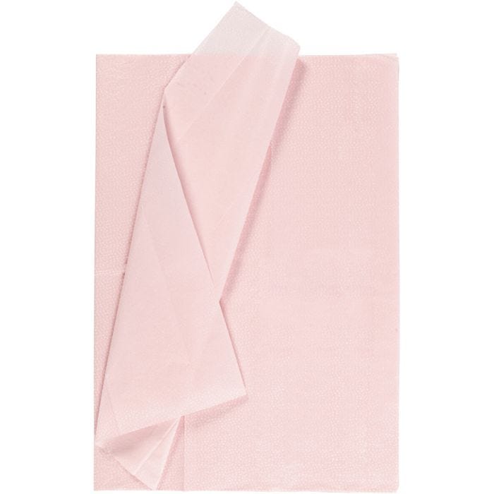 Carta velina, con punti, foglio 50x70 cm, 14 g, rosso chiaro, 6 fgl./ 1 conf.