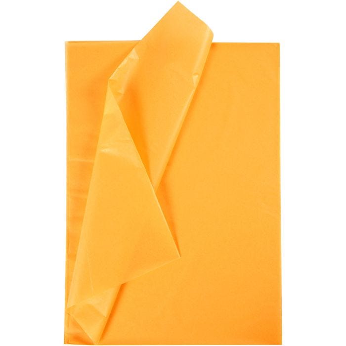 Carta Velina, foglio 50x70 cm, 17 g, giallo, 10 fgl./ 1 conf.