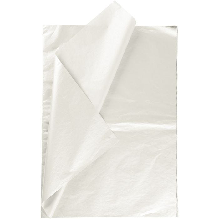 Carta Velina, foglio 50x70 cm, 17 g, madreperla, 6 fgl./ 1 conf.