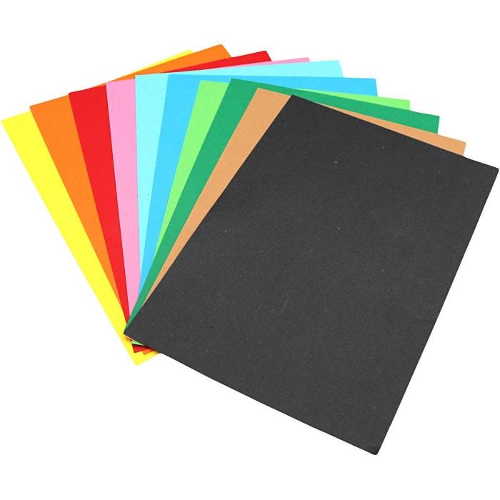 Carta Colorata, misura 42 x 60 cm, 110 g, 250 fgl./ 1 conf.