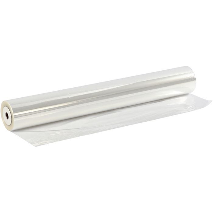 Rotolo di cellophane, L: 70 cm, spess. 25 my, 200 m/ 1 rot.