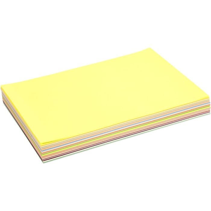 Carta Colorata, A4, foglio 210x297 mm, 80 g, colori asst., 280 fgl. asst./ 1 conf.