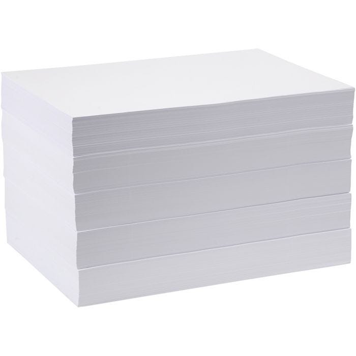 Carta da Disegno, A3, foglio 297x420 mm, 80 g, bianco, 5x500 fgl./ 1 conf.