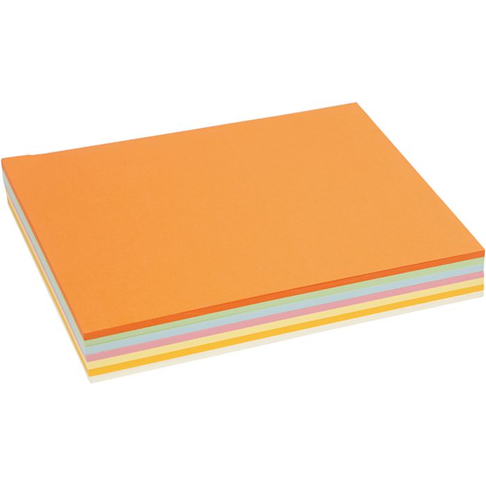 Carta Colorata, A4, foglio 210x297 mm, 160 g, colori pastello, 210 fgl. asst./ 1 conf.