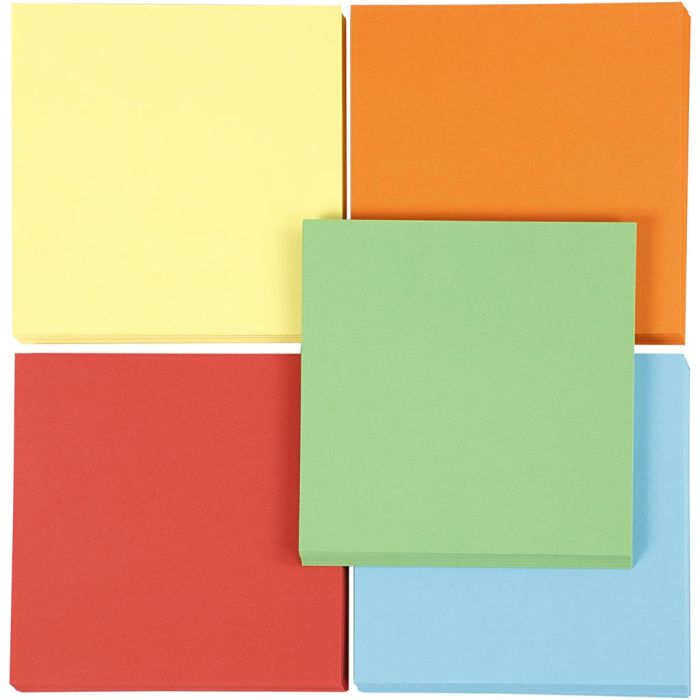 Carta per origami, misura 15x15 cm, 80 g, 5x80 fgl./ 1 conf.