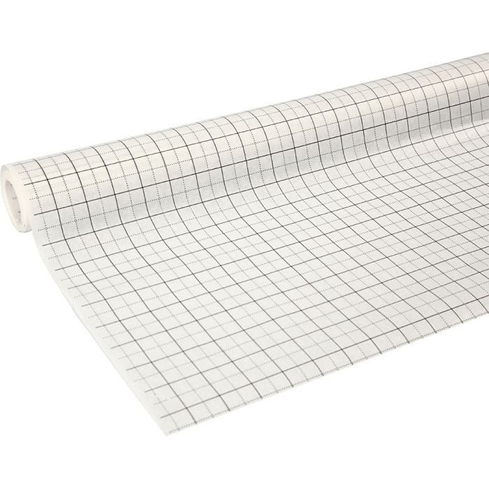 Carta a quadretti da sarta, L: 80 cm, 28 g, 15 m/ 1 rot.