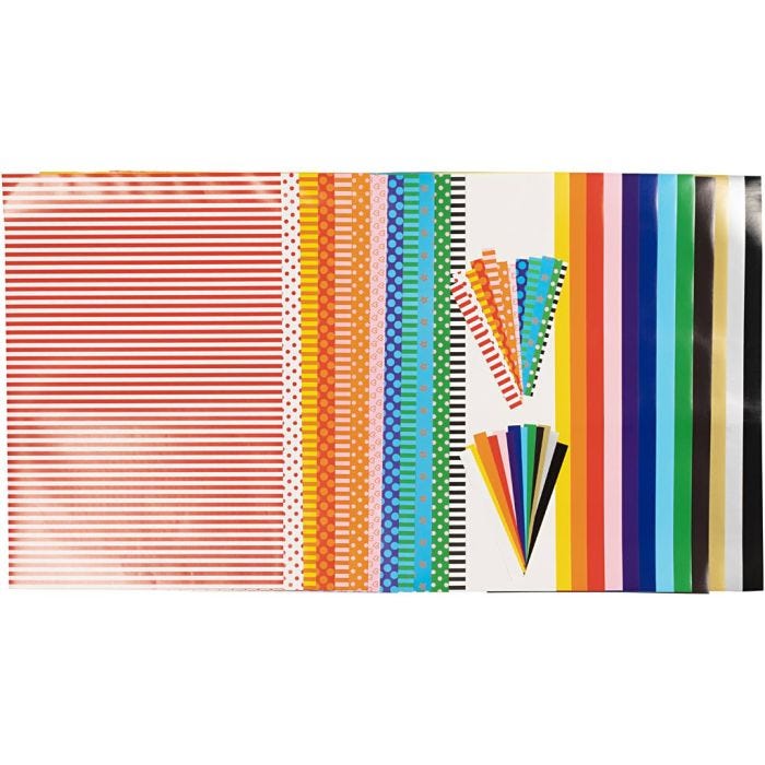Carta smaltata, foglio 32x40 cm, 80 g, 1 set
