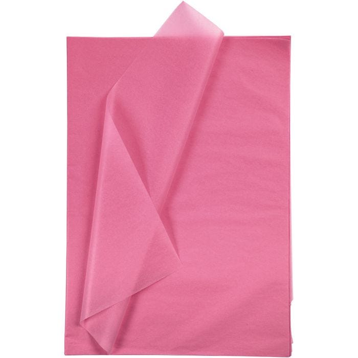 Carta velina, foglio 50x70 cm, 17 g, rosa, 25fgl./ 1 conf.