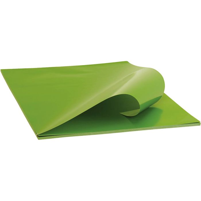 Carta Smaltata, foglio 32x48 cm, 80 g, verde chiaro, 25 fgl./ 1 conf.