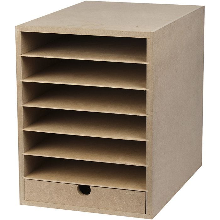 Armadietto porta carta, H: 31,5 cm, P: 32 cm, L: 24,3 cm, A4, 1 pz
