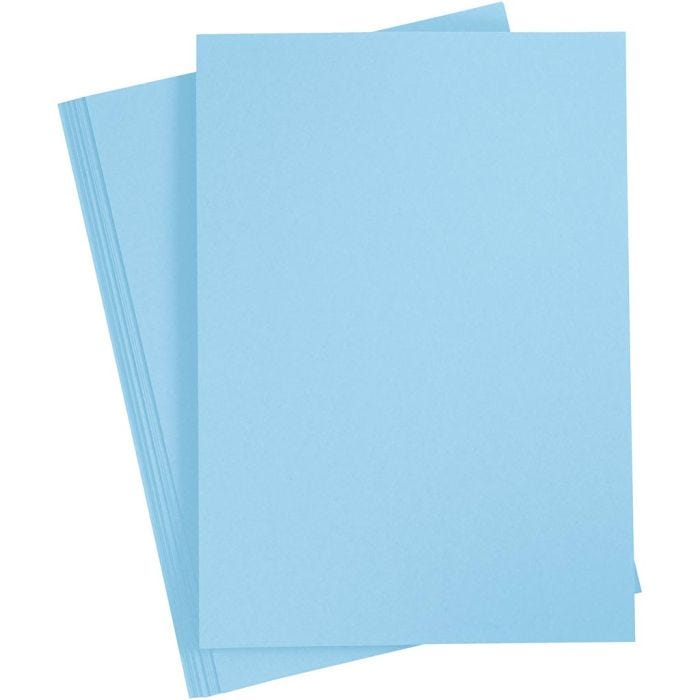 Cartoncino Colorato, A4, foglio 210x297 mm, 180 g, azzurro, 20 fgl./ 1 conf.