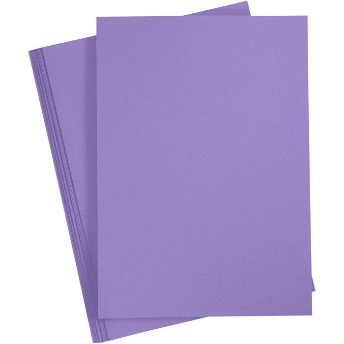 Cartoncino Colorato, A4, foglio 210x297 mm, 180 g, viola, 20 fgl./ 1 conf.