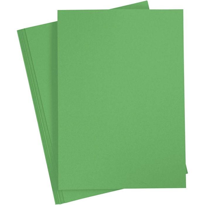 Cartoncino Colorato, A4, foglio 210x297 mm, 180 g, verde erba, 20 fgl./ 1 conf.