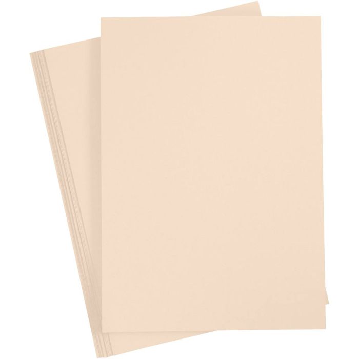 Cartoncino Colorato, A4, foglio 210x297 mm, 180 g, beige, 20 fgl./ 1 conf.