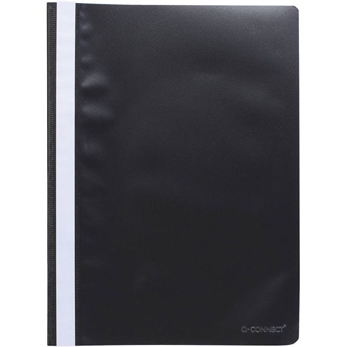 Cartelle di presentazione in plastica, A4, nero, 1 pz
