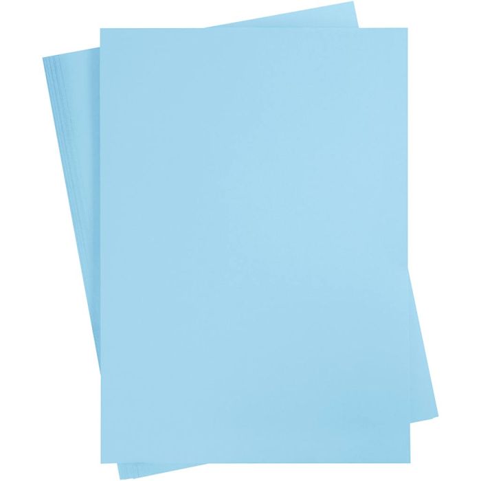 Carta da cartoncino, A2, foglio 420x594 mm, 180 g, azzurro, 100 fgl./ 1 conf.