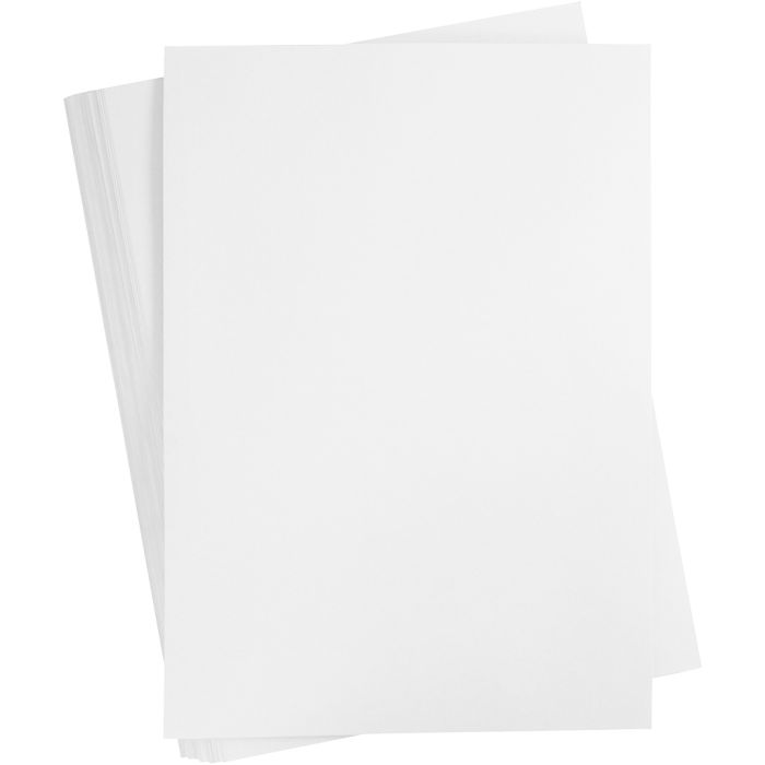 Cartoncino Colorato, A2, foglio 420x594 mm, 180 g, bianco, 100 fgl./ 1 conf.