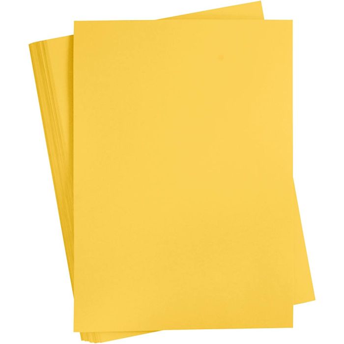 Cartoncino Colorato, A2, foglio 420x594 mm, 180 g, giallo sole, 100 fgl./ 1 conf.