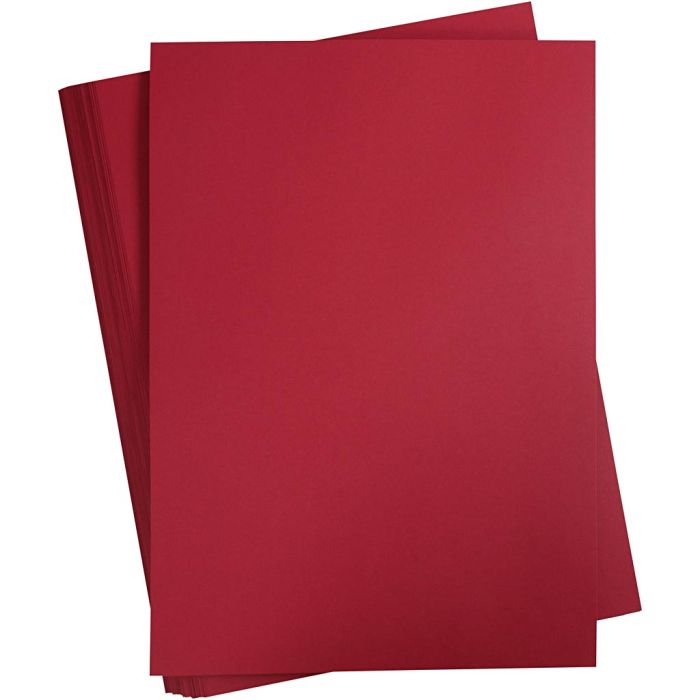 Cartoncino Colorato, A2, foglio 420x594 mm, 180 g, rosso natalizio, 100 fgl./ 1 conf.