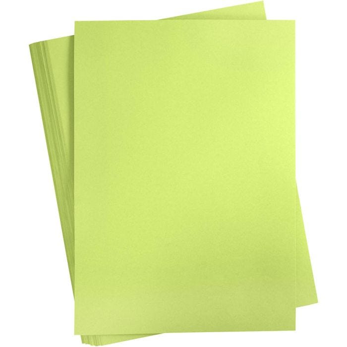 Cartoncino Colorato, A2, foglio 420x594 mm, 180 g, verde chiaro, 100 fgl./ 1 conf.