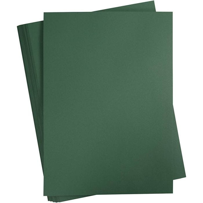 Cartoncino Colorato, A2, foglio 420x594 mm, 180 g, verde scuro, 100 fgl./ 1 conf.