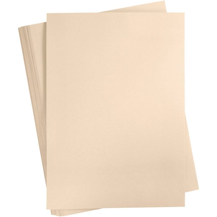 Cartoncino Colorato, A2, foglio 420x594 mm, 180 g, beige, 100 fgl./ 1 conf.