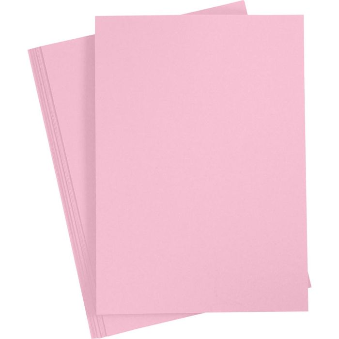 Carta da cartoncino, A3, 180 g, rosa chiaro, 25 fgl./ 1 conf.