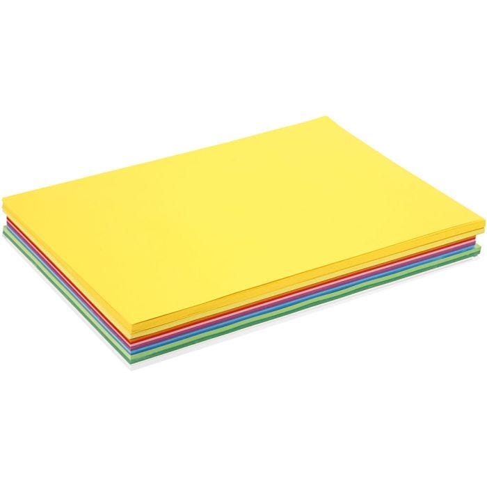 Cartoncino Primavera, A3, foglio 297x420 mm, 180 g, colori asst., 300 fgl. asst./ 1 conf.