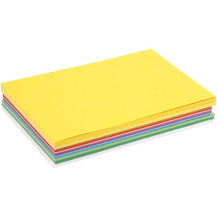 Cartoncino Primavera, A4, foglio 210x297 mm, 180 g, colori asst., 300 fgl. asst./ 1 conf.